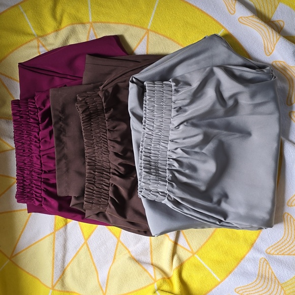 EUC - Women Within Pants in Brown, Gray, Raspberry, size 22W - Bundle of 3 - Picture 8 of 12